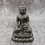 พระกริ่งปวเรศ ญสส.80 พรรษา สมเด็จพระญาณสังวรฯ พระบูชา หน้าตัก 3 นิ้ว เนื้อสัมฤทธิ์รมดำ วัดบวรนิเวศวิหาร ปี 2536 พร้อมกล่องเดิมจากวัด