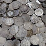 เหรียญนิเกิล เหรียญจีน ขนาด 4 เซ็น ไม่ทราบปีและรุ่น คละแบบ ราคาต่อเหรียญ