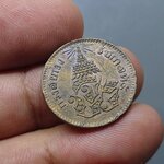 เหรียญโสฬส ทองแดง ตรา จ.ป.ร.-ช่อชัยพฤกษ์ จ.ศ.1236