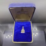 พระไพรีพินาศ 80 พรรษา ญสส มูลนิธิชมรมธนาคาร ภาคเหนือ จัดสร้าง เนื้อเงิน วัดบวรนิเวศวิหาร ปี2536 พร้อมกล่องเดิม