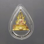 พระพุทธชินราช พิมพ์เล็ก เนื้อเงินสามกษัตริย์ วาระ 6 รอบ รัชกาลที่9 โคท 505 วัดเขาสมโภชน์ ปี2542