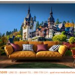 วอลเปเปอร์ติดผนังภาพวิว ภาพคมชัด ตกแต่งห้องนั่งเล่น ด้วยภาพพิมพ์ลายเมืองยุโรป เพิ่มลวดลายสวยงาม