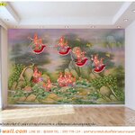 ผลิต wallpaper แต่งห้อง สร้างเอกลักษณ์ด้วยภาพวาดสั่งพิมพ์ศิลปะวรรณคดีไทย ตกแต่งผนังขนาดใหญ่