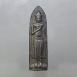 พระร่วงหลังรางปืน บล็อกเจดีย์นูน (หลวงปู่โต๊ะ หลวงปู่แหวน ร่วมปลุกเสก) วัดพระธาตุดอยสุเทพ จ.เชียงใหม่ พ.ศ.2515