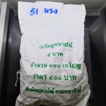 เหรียญยกถุง(100 เหรียญ)เหรียญหมุนเวียน 5 บาท ปี 2551 พระเศียรใหญ่ พิมพ์บาง ติดลำดับผลิตน้อย ลำดับ 4 ไม่ผ่านใช้