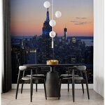 ภาพวิว ภาพศิลปะ ติดห้องกินข้าว ด้วยวอลเปเปอร์ลายตึกในต่างประเทศ ให้ดูดียิ่งขึ้น