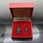 พระกริ่ง-พระชัยวัฒน์ ไพรีพินาศ ญสส เนื้อสัมฤทธิ์ วัดบวรนิเวศวิหาร ปี 2544 พร้อมกล่องเดิม