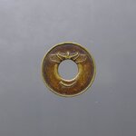 เหรียญโทรศัพท์สาธารณะ ด้านหน้าเป็นรูป ครุฑ - แตร เลข 5 หลัก ด้านหลัง ตัวย่อ ท.ก.ป.ท.ศ. ปี 2500 ติดลำดับหายาก ของรุ่น