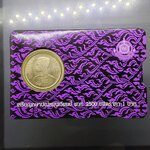 เหรียญ 1 บาท ปี 2500 บรรจุแผง ม่วง จากกรมธนารักษ์ รุ่นพิเศษ หายาก