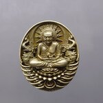 เหรียญหลวงปู่ทวด รุ่นอภิเมตรา มหาโพธิสัตว์ พิมพ์เล็ก เนื้ออัลปาก้า ควบคุมออกแบบโดย อ.เฉลิมชัย โคท 2458 พ.ศ.2558 พร้อมกล่องเดิม