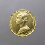 เหรียญเทิดพระเกียรติ ร.๕ ลาภ ผล พูนทวี เนื้อกาหลั่ยทอง อธิษฐานจิตปลุกเสกโดย หลวงพ่อเกษม เขมโก สำนักสุสานไตรลักษณ์ ลำปาง ปี2536 ไม่ผ่านใช้