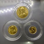 เหรียญทองครบชุด (หน้าเหรียญ1500-3000-6000บาท) ที่ระลึกเฉลิมพระชนมพรรษา 5 รอบ ราชินี พ.ศ.2535