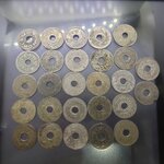 ชุด 27 เหรียญ สตางค์รู เนื้อนิเกิล 10 สตางค์ คละสภาพ คละ พ.ศ.