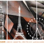 วอลเปเปอร์แต่งบ้าน ลายภาพวาดสถานที่ท่องเที่ยวในยุโรป สวยโดดเด่นไม่ซ้ำใคร