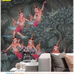 ภาพวิว ภาพศิลปะ ไม่แพง สร้างเอกลักษณ์ให้กับบ้านด้วยการสั่งพิมพ์ ภาพวอลเปเปอร์ลายกินรี บรรยากาศไทยๆ