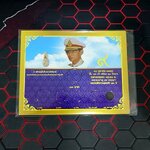 แผงใส่เหรียญกษาปณ์หมุนเวียน ร9 (6ช่อง) สีน้ำเงิน ขนาด 18.7 x 14.5 เซน