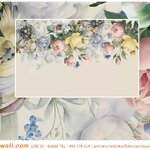 รับทำภาพวิว ภาพศิลปะ ตกแต่งผนังภายในบ้าน ลายดอกไม้เกรดพรีเมี่ยมสีพาสเทล สไตล์สาวหวาน ละมุน