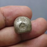 พดด้วง ขนาด 1 บาท ตรามงกุฎ-กงจักร รัชกาลที่4