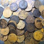 ราคาต่อ 1 เหรียญ เหรียญอัฐทองแดง พระบรมรูป-พระสยามเทวาธิราช รัชกาลที่5 สภาพวินเทจ เหมาะสำหรับหล่อพระ