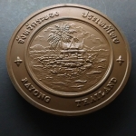 เหรียญประจำจังหวัด ระยอง ขนาด 7 เซ็น เนื้อทองแดง