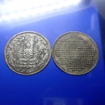 เหรียญเจ้าแม่กวนอิมพันมือ เนื้อนิเกิลผสม ขนาด 3.8 เซ็น