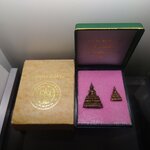 พระกริ่ง-พระชัยวัฒน์ พระพุทธอังคีรส เนื้อโลหะผสม วัดราชบพิธสถิตมหาสีมาราม ปี2554 พร้อมกล่องเดิม