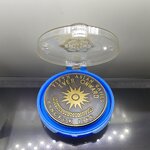 เหรียญที่ระลึกเอเชี่ยนเกมส์ ครั้งที่ 5 ค.ศ.1966 เนื้อทองเหลืองรมดำ ขนาด 5.7 ซ.ม.พ.ศ.2509 ไม่ผ่านใช้ พร้อมตลับเดิม