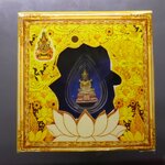 พระแก้วมรกต กรมสรรพสามิต เนื้อเงินสามกษัตริย์ ขนาดสูง 1.7 เซน กรมสรรพสามิต สร้าง ในพระบรมราชานุญาต ปี2550 ตลับเดิม หายาก