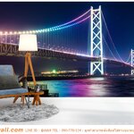 ภาพพิมพ์วอลเปเปอร์ ตามสั่ง แต่งบ้านด้วยมุมใหม่ๆ ด้วยภาพพิมพ์ลายเมือง แสงสี ยามค่ำคืน ที่สร้างไอเดียสวยๆ