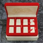 พระสมเด็จบางขุนพรหม (ชุด 8 พิมพ์ เนื้อผงผสมสมเด็จเก่า) พิธีพุมธาภิเษก ณ พระอุโบสถวัดบางขุนพรหม ปี2540 กล่องเดิม