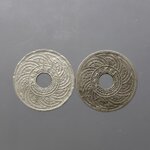 สตางค์รู 5 สตางค์ (บล็อกจุดชิด และจุดห่าง หายาก) เนื้อนิเกิล ปี2456