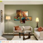 ภาพศิลปะ ผ้าCanvas พิมพ์ลายนางเงือก งานศิลปะภาพตัดต่อใส่กรอบ สร้างลูกเล่นเพิ่มขึ้น เเถมความสวยงามน่าค้นหา