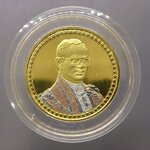 เหรียญกษาปณ์ 20 บาท เนื้อนิเกิล ชุบสามกษัตริย์ ขัดเงาพ่นทราย ที่ระลึกพระราชพิธีครองราชครบ 60 ปี รัชกาลที่9 ขนาด 3.2 เซน ปี2549