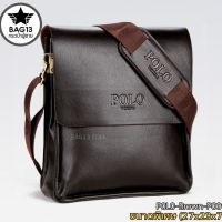กระเป๋าสะพายข้างผู้ชาย POLO VIDENG [CODE : P001] สีน้ำตาล