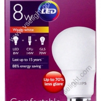 หลอด LED Bulb 8W Philips แสง Warm white