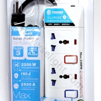 ปลั๊กพ่วง Toshino 3 ที่ รุ่น Surge Protector