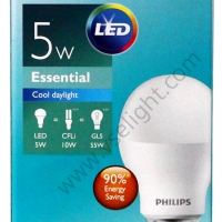 หลอด Essential LED Bulb 5W Philips แสง Daylight