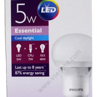 หลอด Essential LED Bulb 5W Philips - แสงขาว Daylight