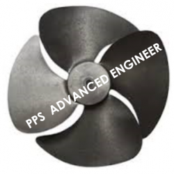 Propeller type plastic , size 16" x 4 , ID:1/2"