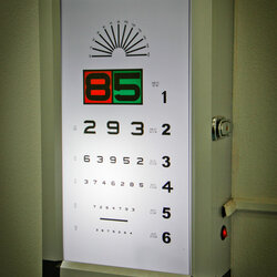 กล่องไฟวัดสายตา ขนาด 40X70 CM