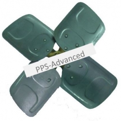 Propeller Aluminium ; Size : 22" X 4 , ID : 1/2 "