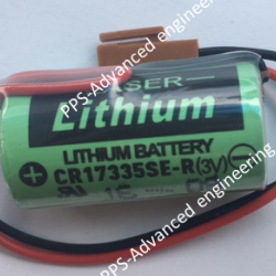LITHIUM BATTERY BRAND : SANYO , MODEL: CR17335SE-R Voltage : 3 V 1800 mAh