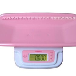 เครื่องชั่งน้ำหนักเด็กทารกพร้อมวัดส่วนสูง ระบบดิจิตอล พิกัด 20 กิโลกรัม ยี่ห้อ Zepper
