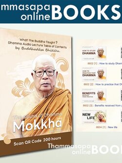 หนังสือสารบัญเสียง โมกข์ MOKKHA ธรรมบรรยาย พุทธทาสำิกขุ (ฉบับภาษาอังกฤษ 200 ชม.)