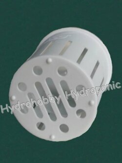 ถ้วยปลูกสีขาว ใช้ซ้ำได้สำหรับเพอร์ไรท์