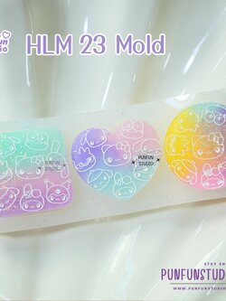 HLM 23 / Hologram Mold / Use with Epoxy resin / Silicone Mold