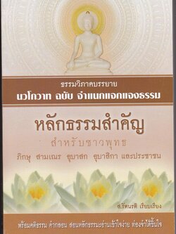 หนังสือ หลักธรรมสำคัญสำหรับชาวพุทธ (ส.รัตนรัตติ)