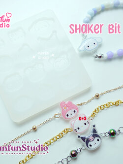 แม่พิมพ์เรซิ่น Shaker Bit 30 Cutie Mix Mold / 12 in 1 / UV Resin Mold / Silicone Mold