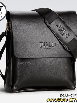 กระเป๋าสะพายข้างผู้ชาย กระเป๋าผู้ชาย POLO VIDENG ของแท้100% ใส่ไปทำงาน ใส่ไปเที่ยว [CODE : P001] แนวตั้ง