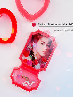 แม่พิมพ์ซิลิโคน Shaker S074 Ticket A